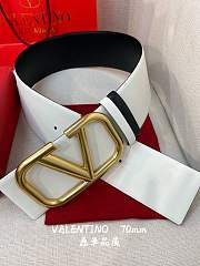 Valentino Belts White 7cm - 2