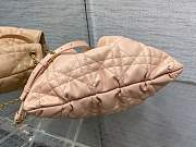 DIOR MEDIUM  AMMI BAG Sand Pink Supple Macrocannage Lambskin - 3