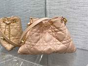 DIOR MEDIUM  AMMI BAG Sand Pink Supple Macrocannage Lambskin - 2