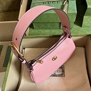 GUCCI Mini Aphrodite Shoulder Bag Pink-21x 12x 4cm - 4