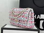 CHANEL FlapTweed Quilted Pink-25cm - 2