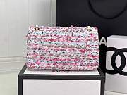 CHANEL FlapTweed Quilted Pink-25cm - 3