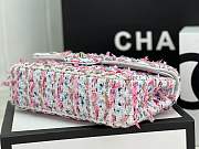 CHANEL FlapTweed Quilted Pink-25cm - 4