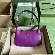 GUCCI Mini Aphrodite Shoulder Bag purple-21x 12x 4cm - 1