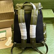 Gucci Backpack with tonal Double G Green-38x 44x 15cm - 3