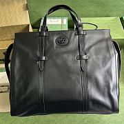 Gucci Large tote bag with tonal Double G Black-47x 36x 24cm - 1