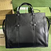 Gucci Large tote bag with tonal Double G Black-47x 36x 24cm - 4