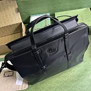 Gucci Large tote bag with tonal Double G Black-47x 36x 24cm - 2