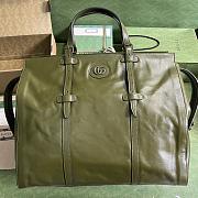 Gucci Large tote bag with tonal Double G Green-47x 36x 24cm - 1