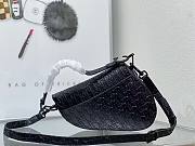Dior Saddle Bag With Strap Black Dior Oblique Embossed Calfskin - 4