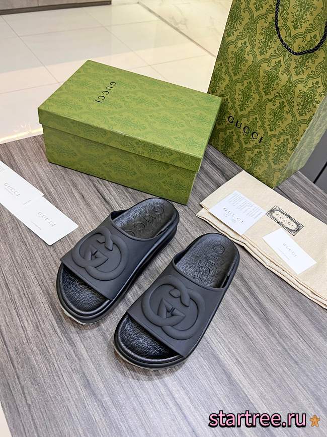 Gucci Slippers Black - 1