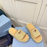 Prada Crochet flatform slides - 3