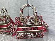 DIOR MEDIUM LADY D-LITE BAG MULTICOLOR-24CM - 1