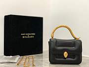 Bvlgari Women's Black X Mary Katrantzou Leather Top-handle Bag - 1