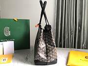 Goyard Grey Coated Canvas Chevron Print Bellechasse Tote Bag - 2