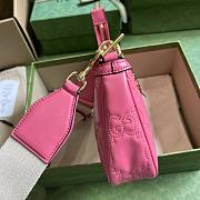 GUCCI GG MATELASSÉ HANDBAG PINK-25x 15x 8cm - 2