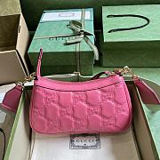 GUCCI GG MATELASSÉ HANDBAG PINK-25x 15x 8cm - 3