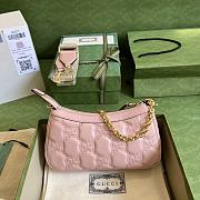 GUCCI GG MATELASSÉ HANDBAG LIGHT PINK-25x 15x 8cm - 4