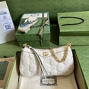 GUCCI GG MATELASSÉ HANDBAG White -25x 15x 8cm - 1