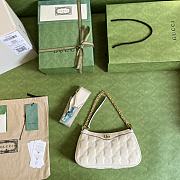 GUCCI GG MATELASSÉ HANDBAG White -25x 15x 8cm - 4