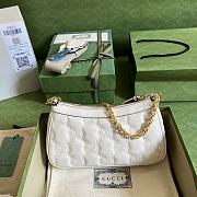 GUCCI GG MATELASSÉ HANDBAG White -25x 15x 8cm - 2