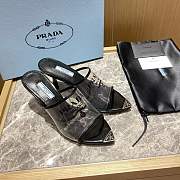Prada Logo-print Plexiglas High-heels - 4