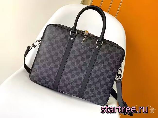 Louis Vuitton Porte-Documents Voyage Briefcase Damier Graphite  - 1