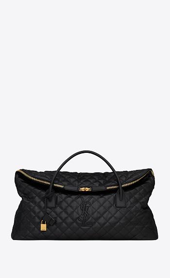YSL Giant Travel Bag in Quilted Leather