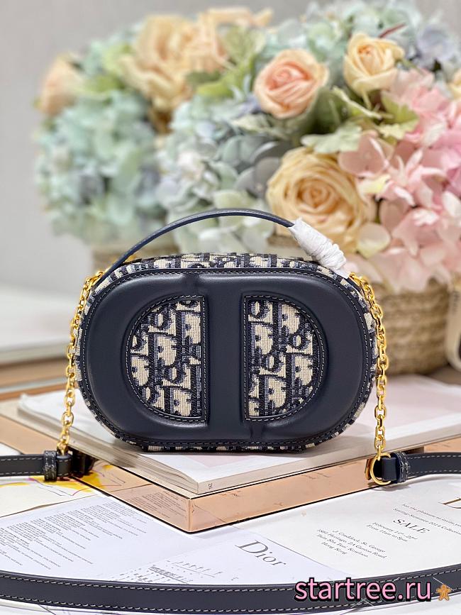 DIOR CD SIGNATURE OVAL CAMERA BAG - 1