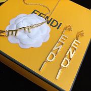 Fendi Necklace and Earrings - 3