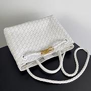 Bottega Veneta Medium Andiamo White - 32x25x11cm - 4