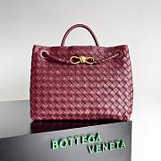 Bottega Veneta Medium Andiamo Burgundy - 32x25x11cm - 1