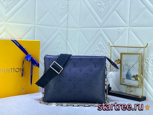 Louis Vuitton | Coussin PM M57790 Dark Blue-26 x 20 x 12 cm - 1