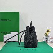Bottega Veneta Andiamo Medium black leather tote bag - 19*25*10.5cm - 2
