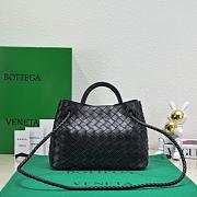 Bottega Veneta Andiamo Medium black leather tote bag - 19*25*10.5cm - 4