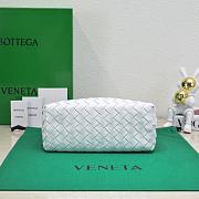 Bottega Veneta Andiamo Medium white leather tote bag - 19*25*10.5cm - 4