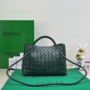 Bottega Veneta Andiamo Medium dark green leather tote bag - 19*25*10.5cm - 2