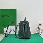 Bottega Veneta Andiamo Medium dark green leather tote bag - 19*25*10.5cm - 3