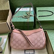 GUCCI OPHIDIA GG SMALL HANDBAG PINK-25*15*6.5CM - 1