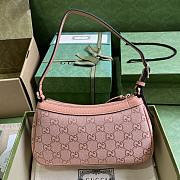 GUCCI OPHIDIA GG SMALL HANDBAG PINK-25*15*6.5CM - 4