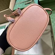 GUCCI OPHIDIA GG MINI BUCKET BAG PINK-15.5x 19x 9cm - 5