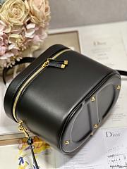 Christian Dior Large CD Signature Vanity Case Black - 2