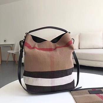 Burberry Canvas Hobo Bag