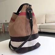 Burberry Canvas Hobo Bag - 4