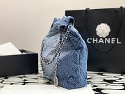 CHANEL 22 Denim Quilted Bag-37*35*7cm - 2