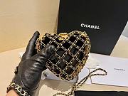 CHANEL | Heart Lambskin Dinner Bag AS4027-12*11*3cm - 1