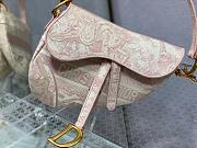 Dior Saddle Bag Pink  - 3