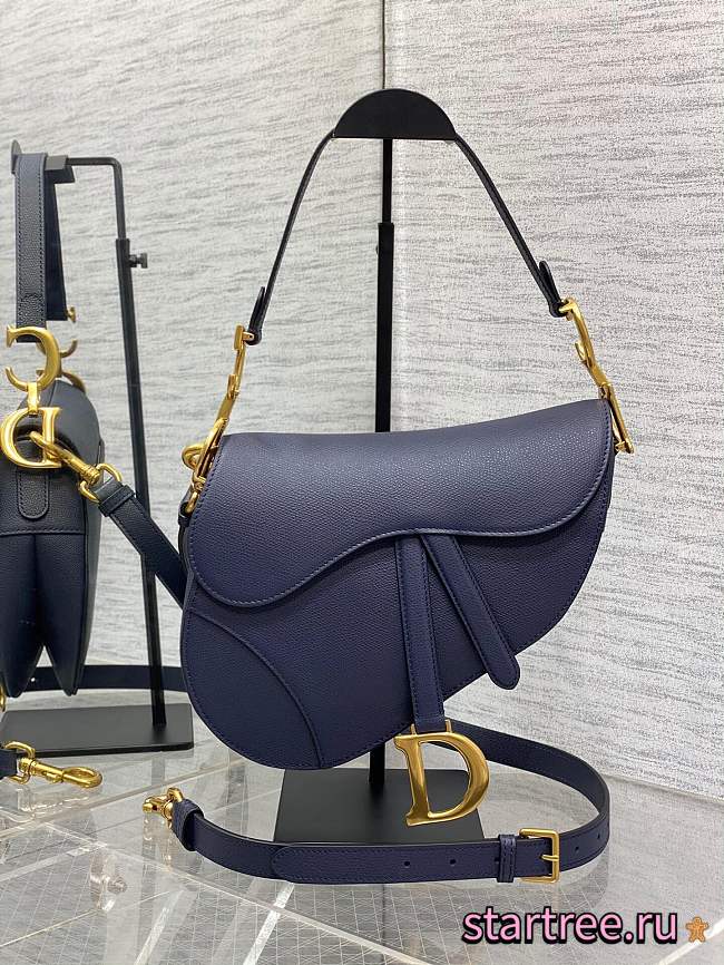 Dior Saddle Navy Blue-25cm - 1