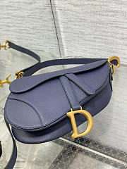 Dior Saddle Navy Blue-25cm - 5