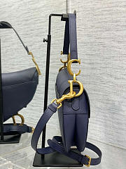 Dior Saddle Navy Blue-25cm - 4